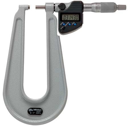 Mitutoyo Micrometer Set - Mitutoyo Electronic Digital Micrometer, 389-351-30