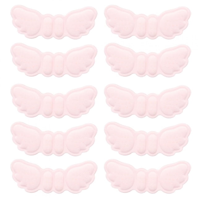 Pink Heel Pads, Heel Sticker, Pain Relief Non-Slip For High Heels Flat Shoes Pink, Thin Type Thickness 3mm