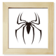 thumbnail image 1 of Insecto araña Negro Telaraña ilustración Pantalla de escritorio de pared de fotograma cuadrado, 1 of 4