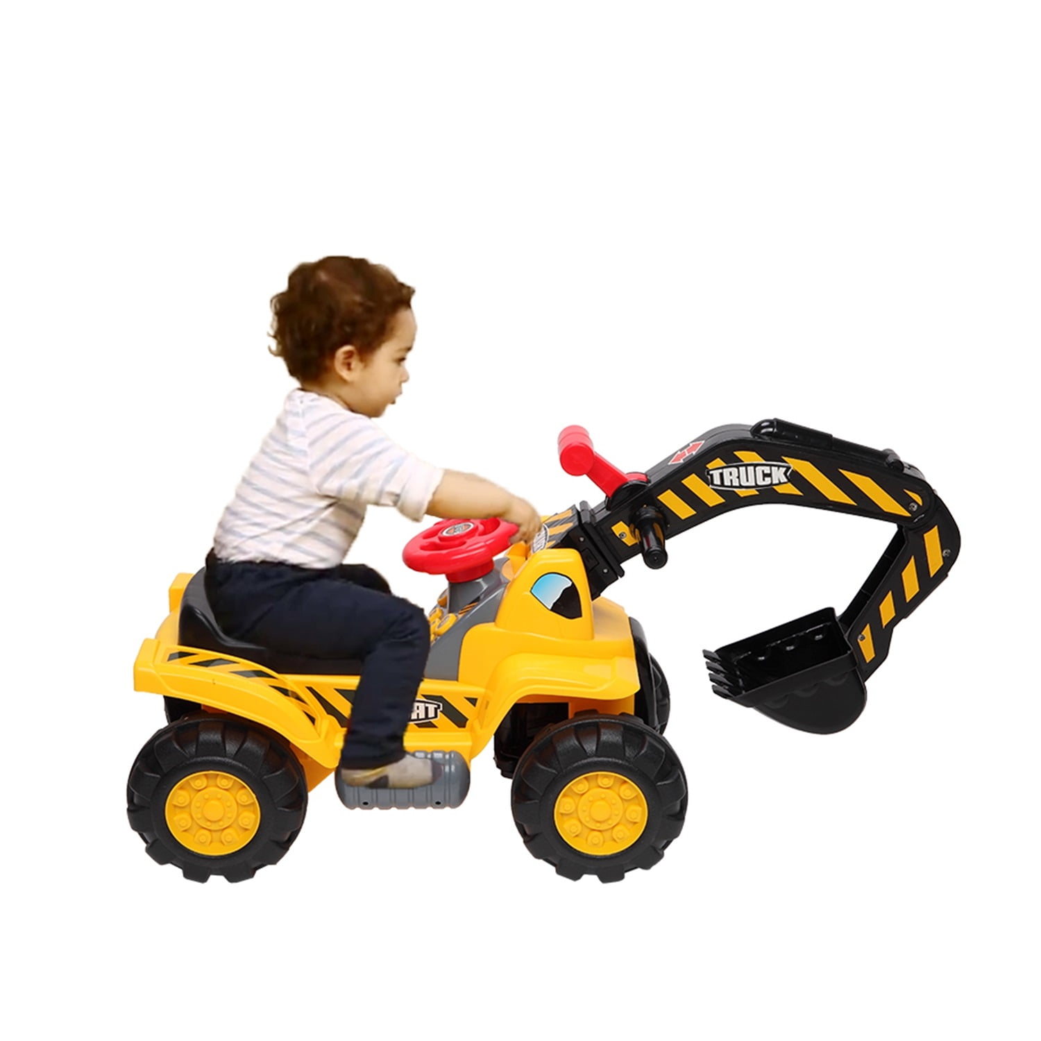 CIPACHO Kids Ride-on Sand Dumper, Digging Scooper Excavator Toy, Sand Tractor Toys for Kids 3-8, Yellow CIPACHO Kids Ride-on Sand Dumper, Digging Scooper Excavator Toy, Sand Tractor Toys for Kids 3-8, Yellow