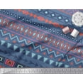 thumbnail image 2 of Soimoi Cotton Poplin Fabric Geometric African Print Fabric by the Yard 56 Inch Wide, 2 of 3