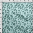 thumbnail image 4 of oneOone Cotton Poplin Sky Blue Fabric Asian Baroque Quilting Supplies Print Sewing Fabric By The Yard 42 Inch Wide, 4 of 4