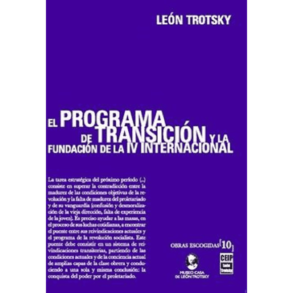 EL PROGRAMA DE TRANSCION CEIP Pasta Blanda