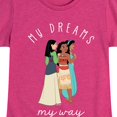 thumbnail image 3 of Disney Princess - My Dreams My Way - Toddler And Youth Girls Short Sleeve Graphic T-Shirt, 3 of 5