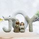 thumbnail image 1 of Nacimiento de Jesús Estatua Amor Familia Resina Letras en Inglés Adornos de Navidad Regalos, 1 of 8