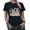Black, variant on Easter Bunny Trio Floral Watercolor Graphic Tees Womans Tshirt Shirts White/Black S-5XL Tops