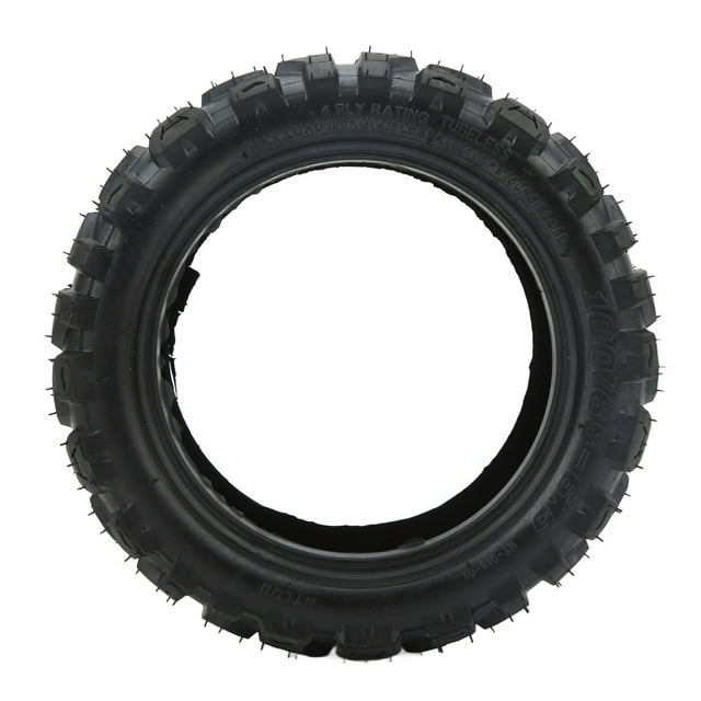 Neumático De Vacío Todoterreno, Neumático Antideslizante Para Patinete Eléctrico, Goma Gruesa 100/65-6,5, Resistencia Al Desgaste Seguro Para Campo De Nieve