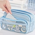 thumbnail image 4 of SIEYIO Big Capacity Pencil Case Zippers Pen Holder Pencil Organizer Expandable Pencil Bag Large Stationery Pen Storage Pouch, 4 of 18