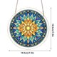 thumbnail image 3 of Traductor de rompecabezas acrílico atrapaluz con 83 piezas con formas, diseño floral, reflejo de luz solar, decoración colgante para ventana, regalo para aliviar el estrés en adultos, 3 of 9