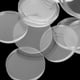 thumbnail image 2 of 12 protectores de mesa de vidrio transparente, redondos, antideslizantes, de goma, para marcos de fotos y muebles, 2 of 8