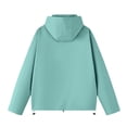 thumbnail image 6 of Maplenight Windproof Jackets for Women Fall Winter Windbreaker Outdoor Hooded Hiking Coat Outerwear with Zipper Pockets, 6 of 6