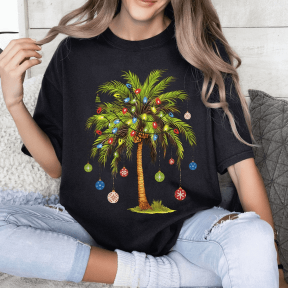 Funny Christmas Shirt for Women – Holiday Graphic Tee, Christmas Crew Top, Santa Vibes Shirt