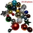 thumbnail image 1 of Outdoor Christmas Decorations 2023 Red And White Shaped Christmas Ball Set (88pcs), With Storage Box, Snowflake, Christmas Shoes, Christmas Tree Top Christmas Tree Decoration Set（23-28pcs）, 1 of 1