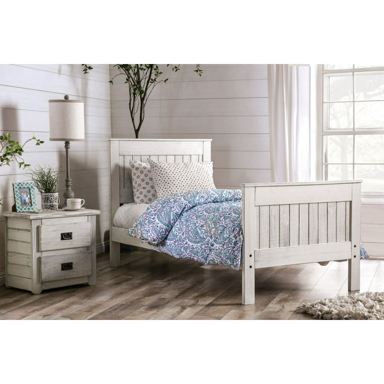 White on sale pine headboard
