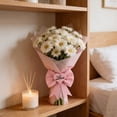 thumbnail image 4 of shyuyusa Small Bowknot Decorative Ornament Mini Bow Craft For Home Gift Wrapping Floral Decoration Use, 4 of 6