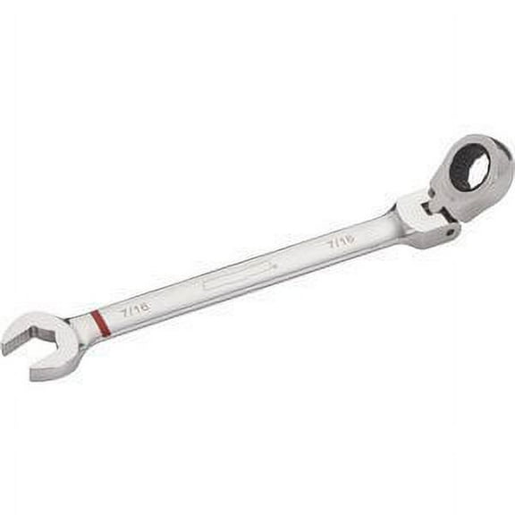 Channellock Products Standard 7/16" 12-Point Ratcheting Flex-Head Wrench