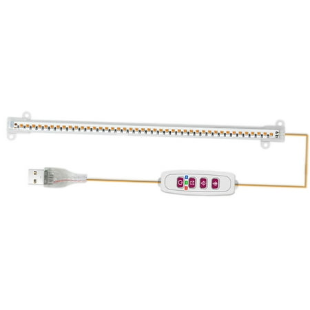 Fzaqwen LED Grow Light 5-Level Dimmable Full Spectrum Sunlight for Flower Plants Growing Lamp 1 Head