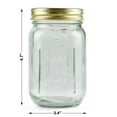 thumbnail image 4 of Mainstays 16 oz Airtight Glass Regular Mouth Canning Jars (12 Count), 4 of 6