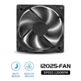 CIYISON 12cm 12025 Fan 12V 120x120x25mm Fan DC Brushless Cooling Fan