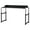 Black, variant on Trendix King Queen Bed Table on Wheels Overbed Desk Laptop Desk Laptop Cart with Wheels Over Bed Desk Height Adjustable Overbed Table with Wheels, Table Rim Baffle (White, 140x50cm)