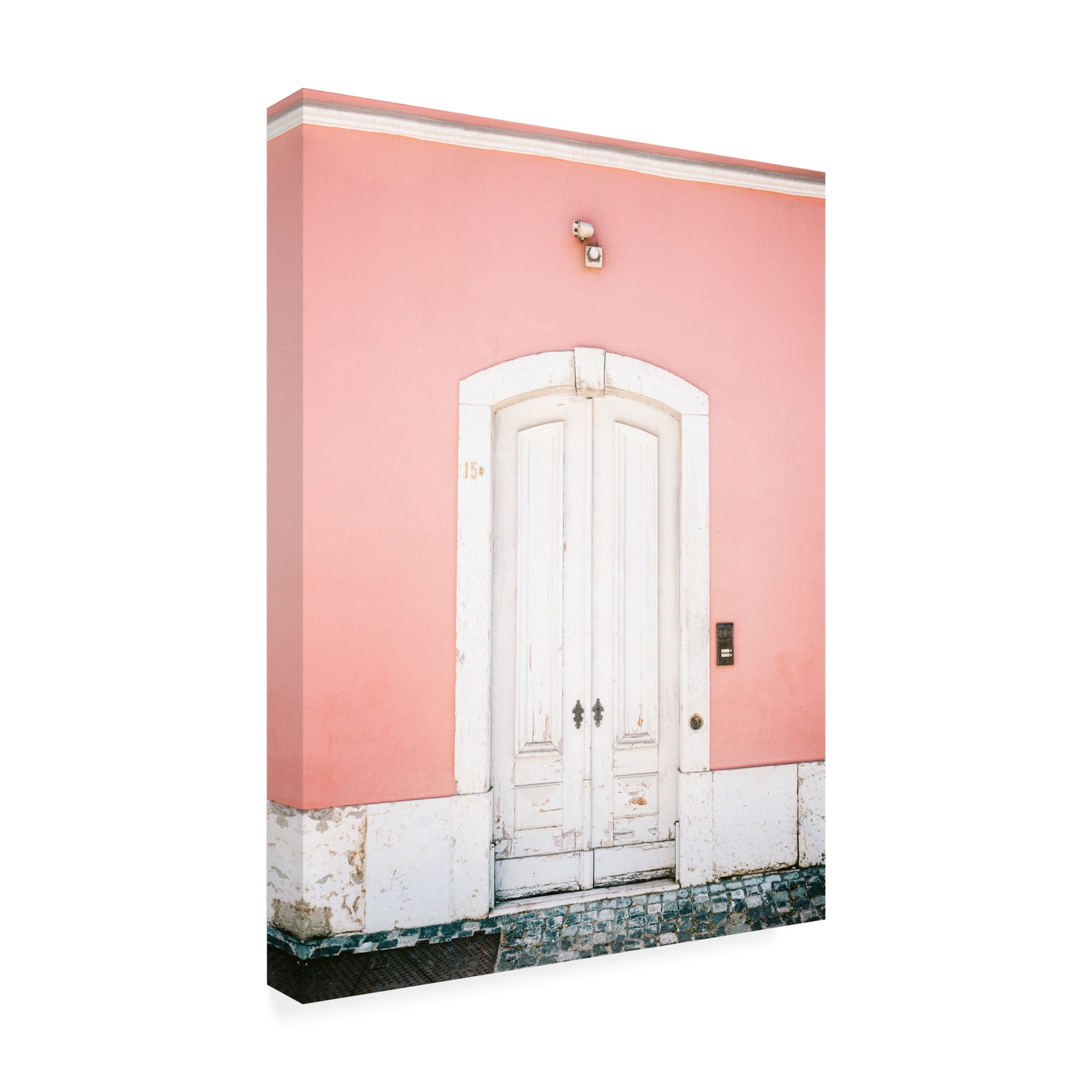 Trademark Fine Art Raisa Zwart The white door Lisbon Canvas Wall Art