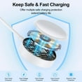 thumbnail image 6 of For iWatch Charger,2pcs Dual Usb Charger Block with 2pcs Magnetic Wireless Portable Usb C Type C Port Super Fast Charging Pad Cable Cord iWatch Charger Stand Adapter Plug, 6 of 10