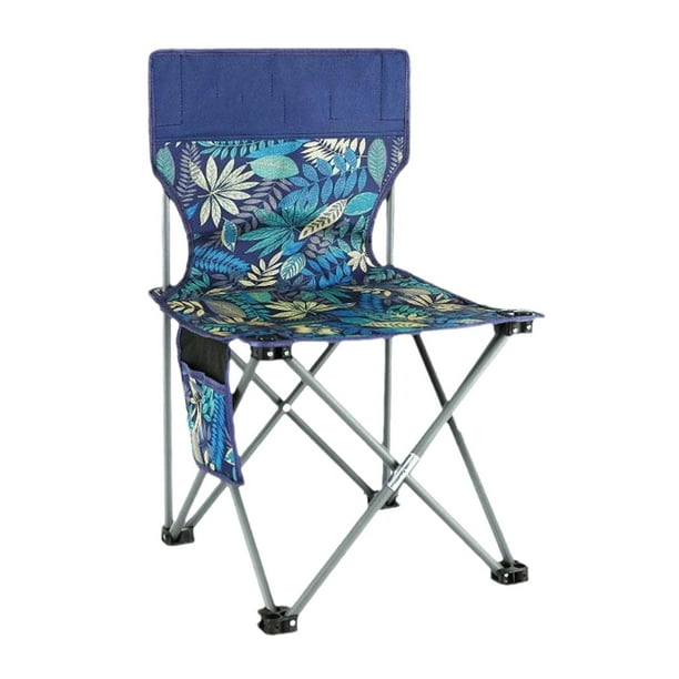 Reposapiés portátil,Silla plegable sillas de camping al aire libre para adultos,taburete de camping silla de playa con bolsillo lateral,plegable ligero picnic compacto plegable,Silla plegable