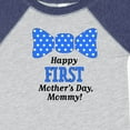 thumbnail image 4 of Inktastic Happy First Mother's Day, Mommy Bow Tie Boys or Girls Baby Bodysuit, 4 of 5