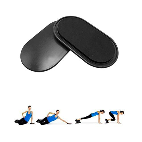 Sport Core Sliders Training on Carpet and Hardwood Floors Full Body Workout Fitness Equipment for Fitness/Stretch/Yoga/Pilates Black Enshey Exercise Sliders Discs 