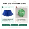 thumbnail image 2 of Adult Tutu Skirt, Classic Elastic 3 Layer Tulle Tutu for Women and Teens - Royal Blue, 2 of 4