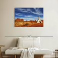 thumbnail image 2 of Elephant Stock American Indian Plains Wall Art - Horizontal Canvas Wall Art - Living Room Wall Decor - Our America Canvas - Blue And Brown Decor - 36" x 24", 2 of 4