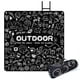thumbnail image 5 of Estera ultrasónica para acampar, almohadilla para dormir con impresión impermeable, película de aluminio, estera gruesa a prueba de humedad para tienda de campaña, 5 of 9