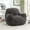 Dark Gray1 + Teddy, variant on Tufted Bean Bag Chair with Filler, Memory Foam Lazy Sofa - Soft Faux Fur, Comfy BeanBag for Dorm, Apartment & Living Room