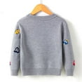 thumbnail image 4 of Kogui Boy Pullover Sweater Boys Basic Sweater Long Sleeve Crew Neck Classic Knit Pullover Size 6-7 Years (Grey,6-7 Years), 4 of 6