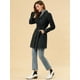 thumbnail image 2 of Chaqueta Vaquera Larga Allegra K Negro S, 2 of 6