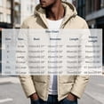 thumbnail image 3 of Turilly Men's Solid Color Hooded Jackets Winter Warm Cotton Padded Jacket for Men, 3 of 6