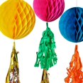 thumbnail image 2 of 3PCS Honeycomb Ball Creative Hanging Ornament Tissue Paper Ball for Birthday, 2 of 5