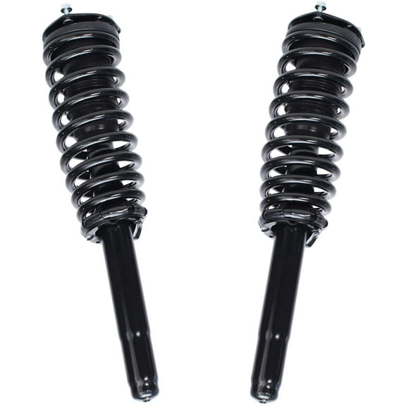 Detroit Axle - Front Struts for V6 2010-2012 Ford Fusion Mercury Milan 2010 2011 Lincoln MKZ Complete 2 Struts w/Coil Spring Replacement Quick Install Ready Struts Assembly