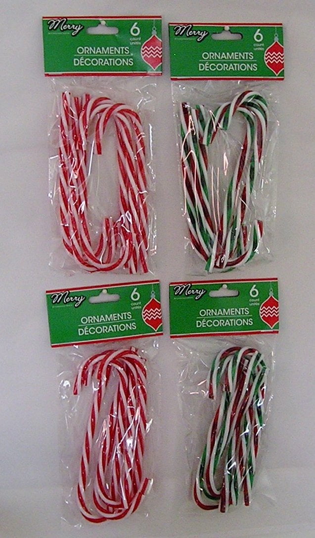New York Knicks 6 Pack Candy Cane Ornaments 
