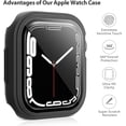 thumbnail image 4 of Mugust 3 Pack Hard PC Case Compatible with Apple Watch Series 6 SE Series 5 Series 4 40mm, Full Protective Cover Case, 4 of 5