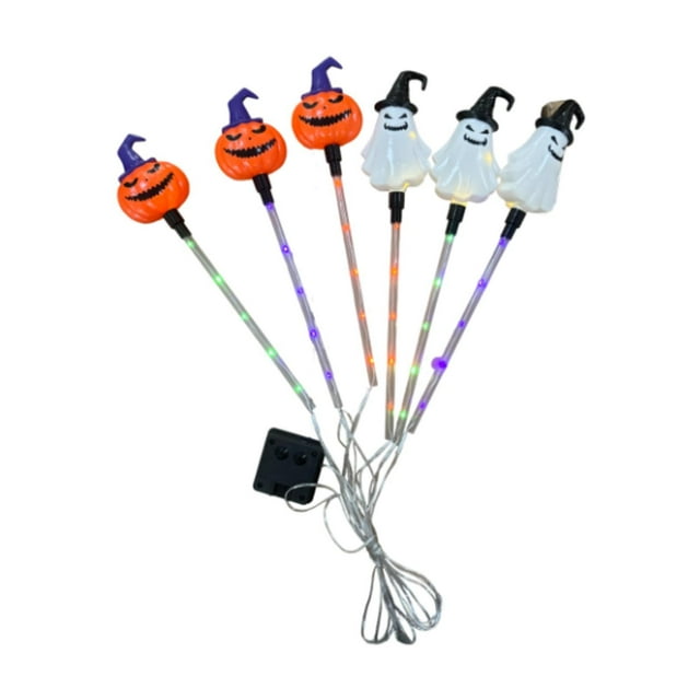 DOLITY Solar Halloween Lights Decorative Pathway Lights Solar Pumpkin s Lights for