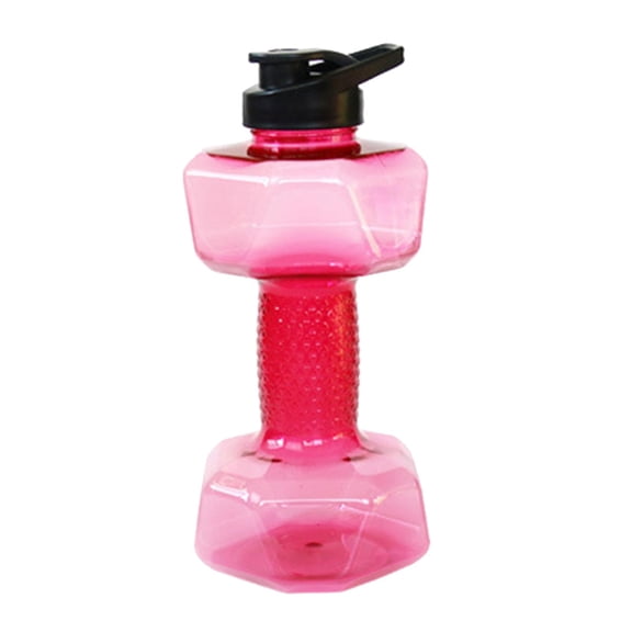 Pitycbo Fitness dumbbells weight strong water drinking bottle 1500ml red