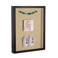thumbnail image 2 of ArtToFrames 24x30 Inch Shadow Box Picture Frame, with a Satin Black Tall 1 Wide Shadowbox frame and Green Whisper Mat Backing (4654), 2 of 7