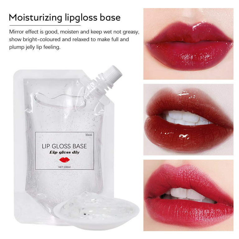 Hot Clear Lip Gloss Base Oil Not Sticky DIY Lip Stick Raw Material Gel for  Lip Gloss Lipgloss Base Handmade Lipstick Cosmetics - Price history &  Review