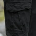 thumbnail image 3 of ameIAEA Cargo Pants for Men Elastic Waist Outdoor Hiking Pants Drawstring Sweatpant with Multi Pockets, 3 of 7