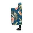 thumbnail image 1 of HATIART Couverture à Capuche Palmier Wearable Couverture Comfotable à Capuche Jeter Wrap Robe 50x60 Inch, 1 of 3