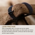 thumbnail image 5 of Uxcell 4Pack 0.98" Single Prong Belt Buckle Oval Center Bar Buckles for Belt, Bronze, 5 of 6