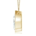 thumbnail image 2 of ANGARA IGI Certified Lab Grown 1.5 Ct Diamond Pendant for Women in 14K Yellow Gold (Size-10x6.5mm| Color-F-G| Clarity-VS) | April Birthstone, Anniversary, Jewelry Gift for Women | Diamond Necklace, 2 of 7
