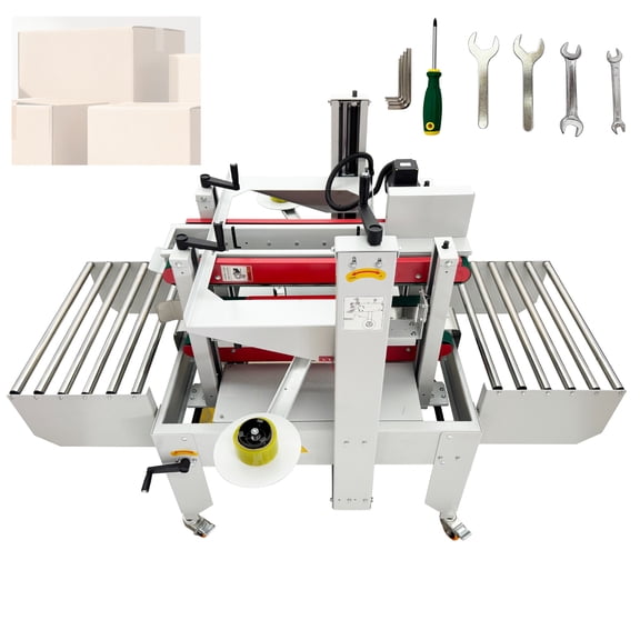 Automatic Foam Box Side Case Sealer Tape Sealing Machine 110V