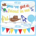 thumbnail image 3 of Banner de cumpleaños Toy Story JEHWAEEN con banderines con brillo, 3 of 7